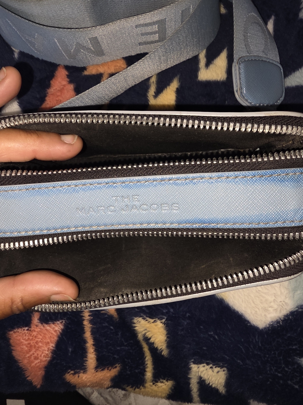 Marc Jacobs Light Blue Snapshot Crossbody Bag - Picture 6 of 7